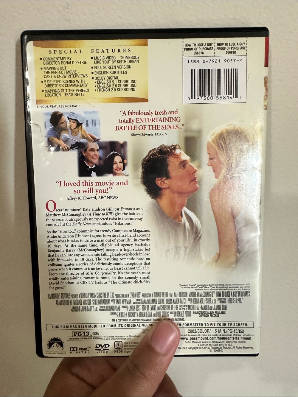 How to Lose a Guy in 10 Days DVD - White, Black